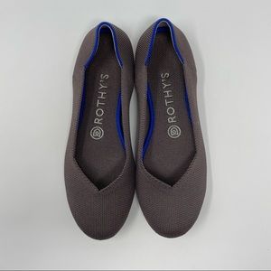 Rothy’s The Flat Round Toe in Mink Size 7